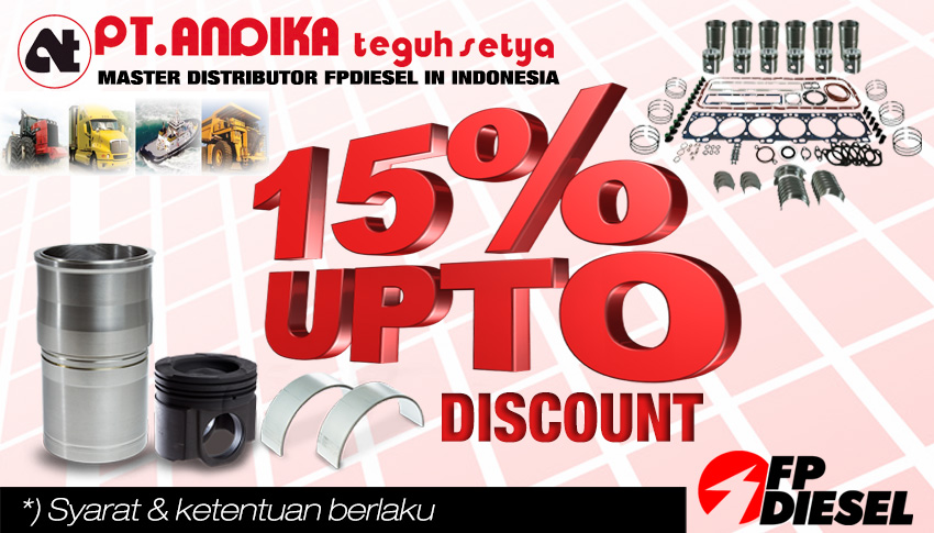 FP DIESEL Promo Jual spare part alat berat
